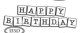 Happy Birthday tiles (UM)