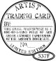 Artist Trading Card Seal (UM)