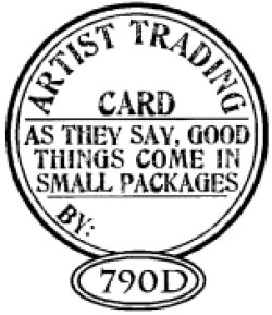 画像1: Artist Trading Card Small seal(UM)