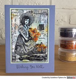 画像4: Flower Girl: Collage Stamp  (Cling  Foam Stamps)