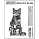 Sitting Cat : Eclectic Stamp