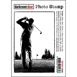 画像1: Golfer -Photo Stamps (Cling Foam Stamp)