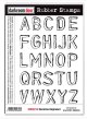 Sketched Alphabet (Cling  Foam Stamps)