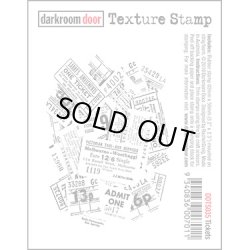 画像1: Tickets /Texture Stamp -  (Cling Foam Stamp)
