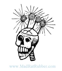 画像1: Skull with Sparklers Right(UM)
