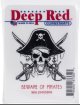Beware Of Pirates :Deep Red Cling Stamp 2.1"X2"
