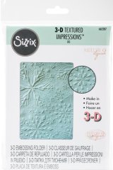 Winter Snowflakes: 3D Textured Impressions Embossing Folder(A6)