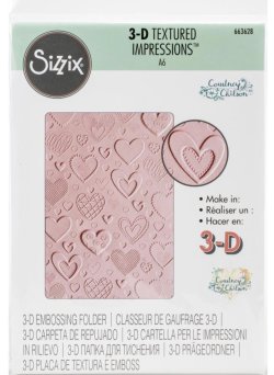 画像1: Hearts: Sizzix 3D Textured Impressions By Courtney Chilson