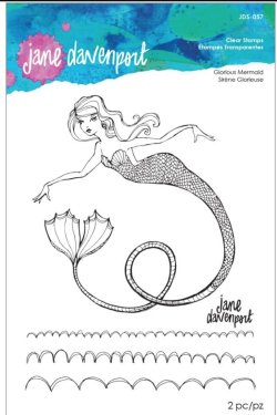 画像2: Glorious Mermaid :Jane Davenport Whimsical & Wild Collection Clear Stamps Set