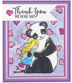 画像3: Panda Thank You :Jane Davenport Whimsical & Wild Collection Clear Stamps Set