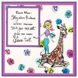 画像3: Giraffe Wisdom :Jane Davenport Whimsical & Wild Collection Clear Stamps Set