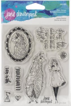 画像1: Llama Drama :Jane Davenport Whimsical & Wild Collection Clear Stamps Set