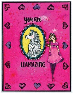 画像3: Llama Drama :Jane Davenport Whimsical & Wild Collection Clear Stamps Set