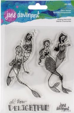 画像1: Singing Mermaids :Jane Davenport Whimsical & Wild Collection Clear Stamps Set