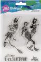 Singing Mermaids :Jane Davenport Whimsical & Wild Collection Clear Stamps Set