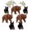 画像1: Bears : Eyelet Outlet Shape Brads 12/Pkg  (1)