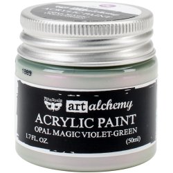 画像1: Opal Magic (Violet/Green) Finnabair:Art Alchemy Acrylic Paint 1.7 Fluid Ounces