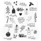 Seasonal Scribbles : Tim Holtz Cling Stamps