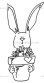 画像1: Terra Cotta Bunny  (1)
