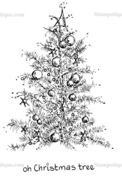 画像1: Oh Christmas Tree with words on side
