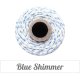 Blue Shimmer(Blue Metallic & Natural) Eco-Luxe Baker's Twine