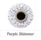 Purple Shimmer(Purple Metallic & Natural) Eco-Luxe Baker's Twine