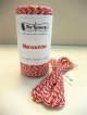 Maraschino( Red & White) Eco-Luxe Baker's Twine